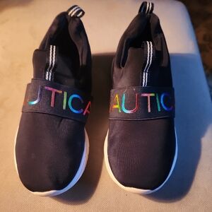 Nautica Kids' Black Slip-On Shoes